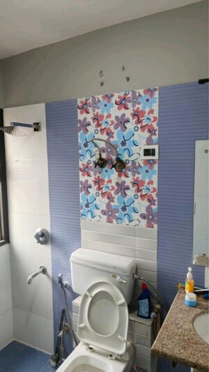 Bathroom in 3 BHK Apartment at Golf Gardenia, Alpha Ii Greater Noida – for Rent