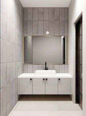 Bathroom in 3 BHK Apartment at Meridian Park At The Prestige City, Sarjapur Road – for Rent