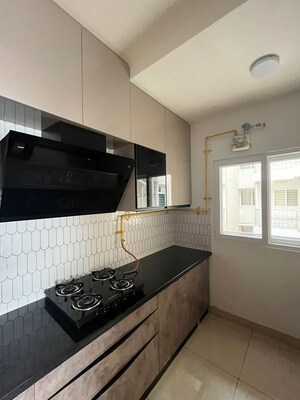 Kitchen in 3 BHK Apartment at Ajmera Stone Park, Electronic City Phase I – for Rent