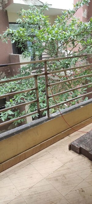 Balcony in 1 BHK Builder Floor at Maan Heights, Gaur City 1 – for Rent