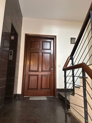 Staircase in 4 BHK Builder Floor at Panchsheel Park – for Rent