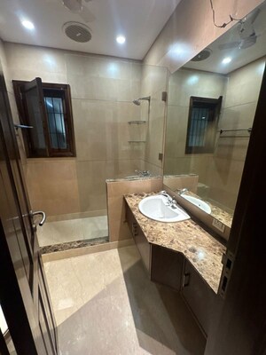 Bedroom in 4 BHK Builder Floor at Panchsheel Park – for Rent