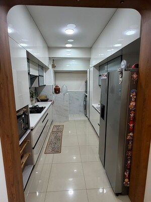 Kitchen in 3.5 BHK Apartment at Mantri Webcity, Hennur – for Rent