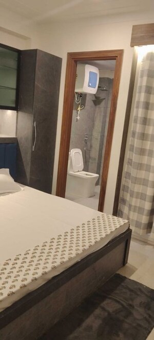 Bathroom in 1 BHK Builder Floor at Sushant Lok Iii – for Rent