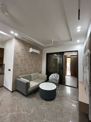 Living Room in 1 BHK Builder Floor at Sushant Lok I – for Rent