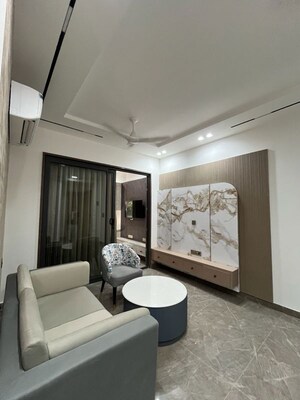 Living Room in 1 BHK Builder Floor at Sushant Lok I – for Rent