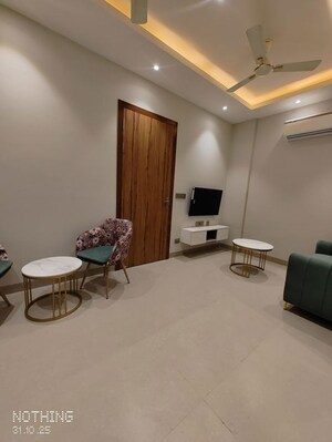 Living Room in 1 BHK Builder Floor at Indira Colony – for Rent