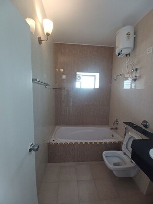 Bathroom in 4 BHK Apartment at LGCL Beautiful World, Hennur – for Rent