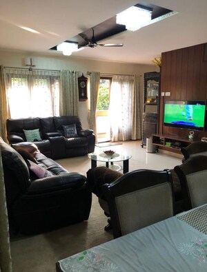Living Room in 4 BHK Apartment at Accel CF, Cunningham Road – for Sale