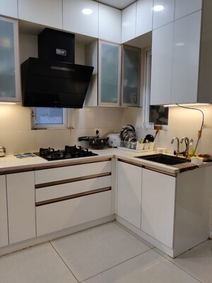 Kitchen in 3 BHK Apartment at Cybercity Marina Skies, Hi Tech City – for Rent