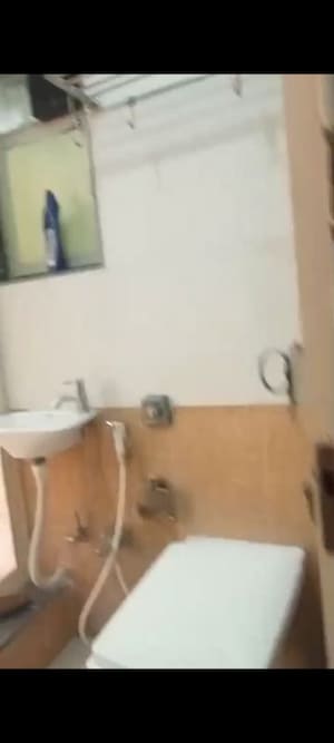 Bathroom in 1 BHK Apartment at Sandesh Nagar – for Rent
