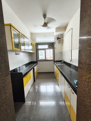 Kitchen in 2 BHK Apartment at Siddhachal Apartment 8, Vasant Vihar – for Rent