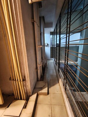 Balcony in 2 BHK Apartment at Siddhachal Apartment 8, Vasant Vihar – for Rent