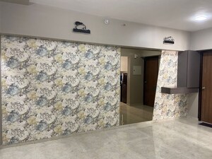 Living Room in 1 BHK Apartment at Lodha Amara, Kolshet Road – for Rent