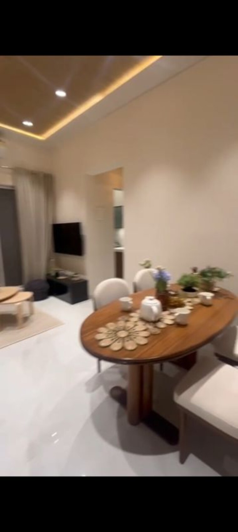 Living Room, vihang-atharva 1 Bedroom 431 Sq.Ft. Apartment In Ghodbunder Thane 10490106