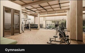 Gym in 4 BHK Apartment at KGK Aarohan, Hathroi – for Sale