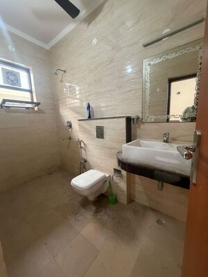 Bathroom in 2 BHK Builder Floor at Sector 15 ii – for Rent