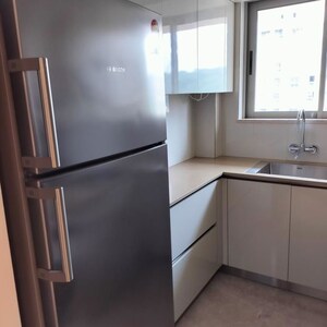 Kitchen in 1 BHK Apartment at Hiranandani Regent Hill, Powai – for Rent