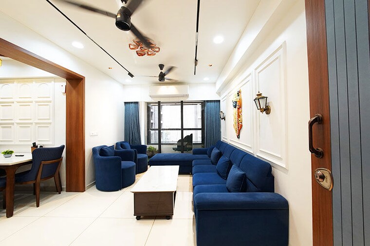Living Room, shela 3 Bedroom 1740 Sq.Ft. Apartment In Shela Ahmedabad 10482657
