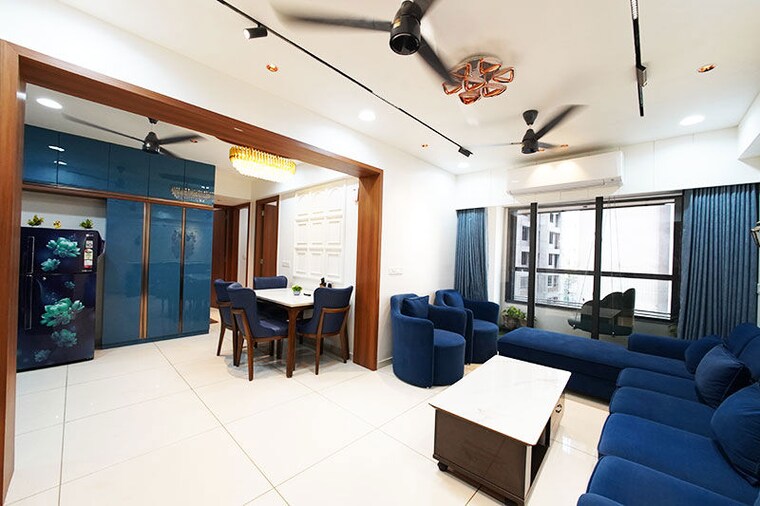 Living Room, shela 3 Bedroom 1740 Sq.Ft. Apartment In Shela Ahmedabad 10482657