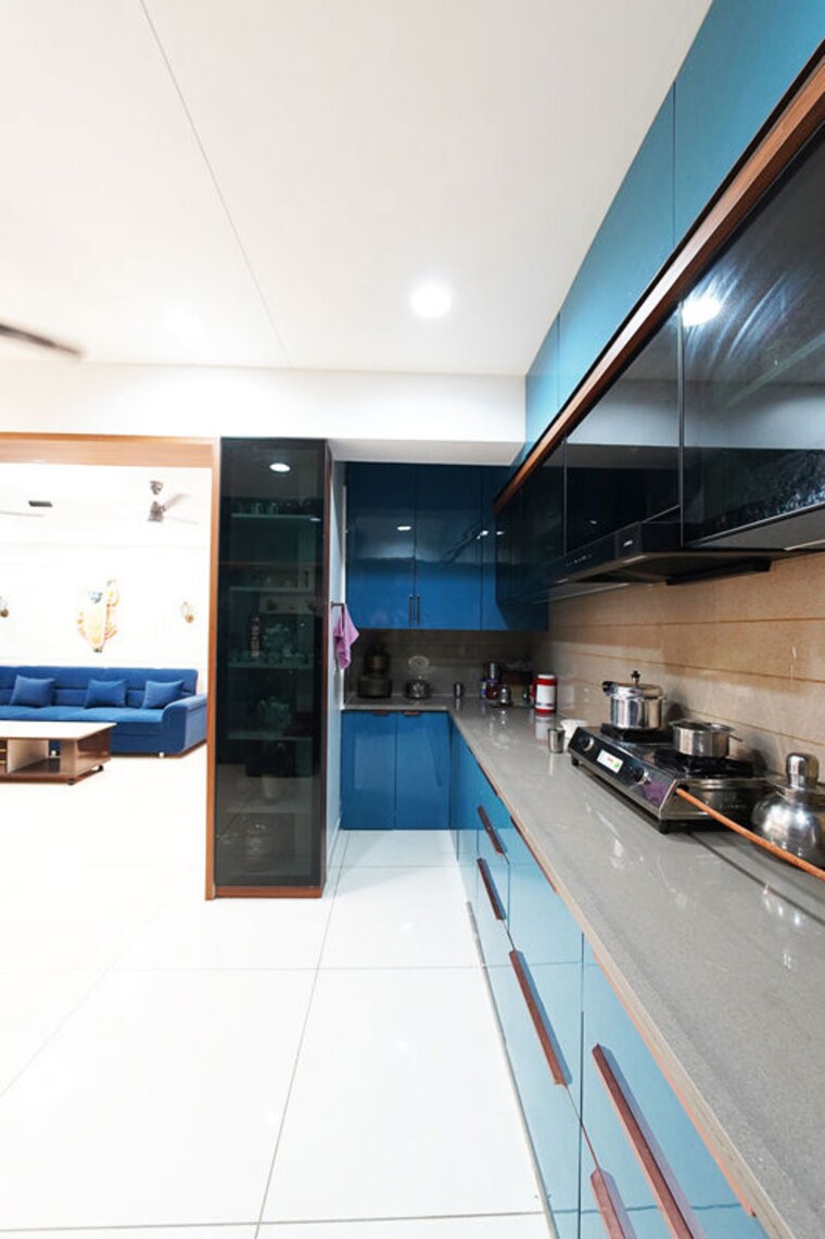 Kitchen, shela 3 Bedroom 1740 Sq.Ft. Apartment In Shela Ahmedabad 10482657