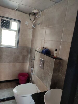 Bathroom in 2 BHK Apartment at Ganga Arcadia, Kharadi – for Rent