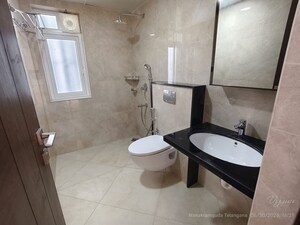 Bathroom in 3 BHK Apartment at Sumadhura Olumpus, Nanakramguda – for Rent