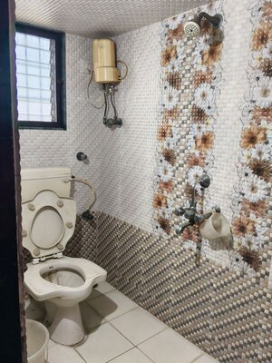 Bathroom in 2 BHK Apartment at New Riddhi Siddhi Park, Kalyan West – for Rent