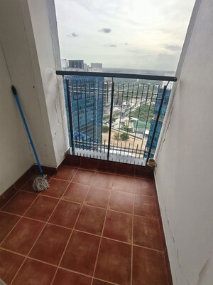Balcony in 2 BHK Apartment at Prestige High Fields Gachibowli, Gachibowli – for Rent