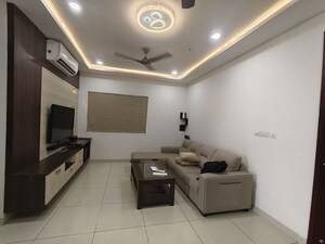 Living Room in 2 BHK Apartment at Prestige High Fields Gachibowli, Gachibowli – for Rent