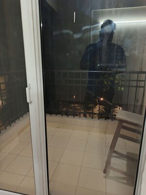 Balcony in 2.5 BHK Apartment at JM Florance, Tech Zone 4 Greater Noida – for Rent