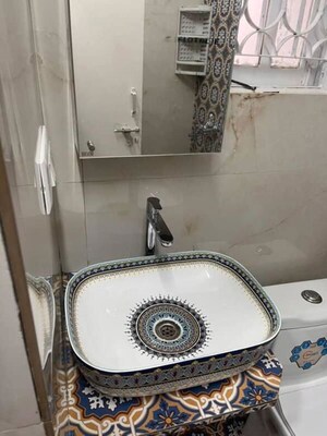 Bathroom in 2 BHK Apartment at Frazer Town – for Rent