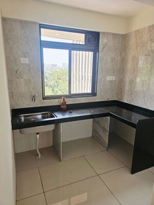 Kitchen in 1 BHK Apartment at Chandak 34 Park Estate, Goregaon West – for Rent