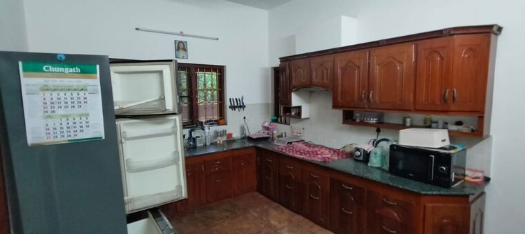 Kitchen, patturaickal 4 Bedroom 3700 Sq.Ft. Independent House In Patturaickal Thrissur 10490372