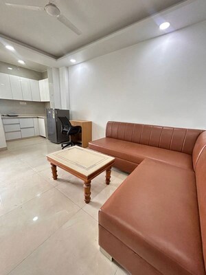 Kitchen in 1 BHK Builder Floor at Indira Colony – for Rent