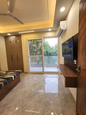 Living Room in 1 BHK Builder Floor at Indira Colony – for Rent