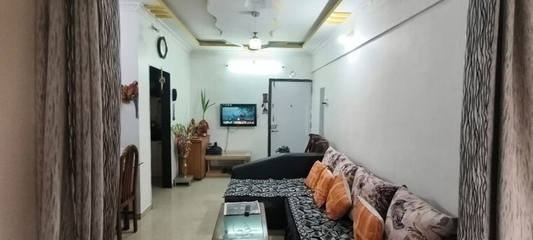 Living Room, prince-alisha-paradise 2 Bedroom 1200 Sq.Ft. Apartment In Kharghar Navi Mumbai 10490399