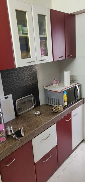Kitchen in 3.5 BHK Apartment at Prakruti Pearl, Ghodbunder Road – for Rent