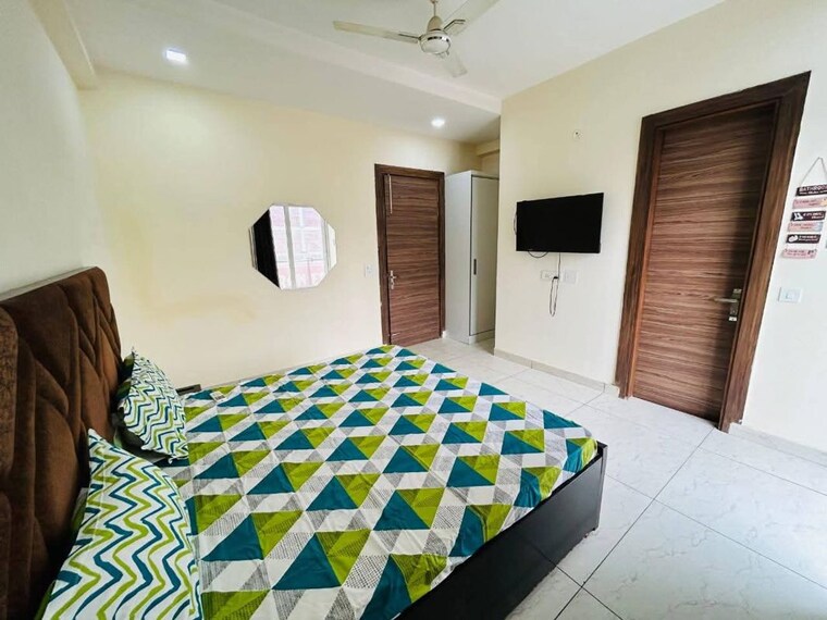 Bedroom, sector 57 1 Bedroom 570 Sq.Ft. Builder Floor In Sector 57 Gurgaon 10490455