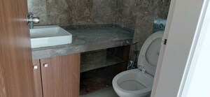 Bathroom in 2 BHK Apartment at L&T Crescent Bay T2, Parel – for Rent