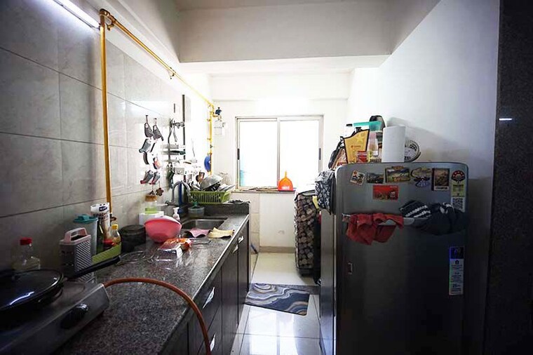 Kitchen, ghuma 2 Bedroom 925 Sq.Ft. Apartment In Ghuma Ahmedabad 10482261