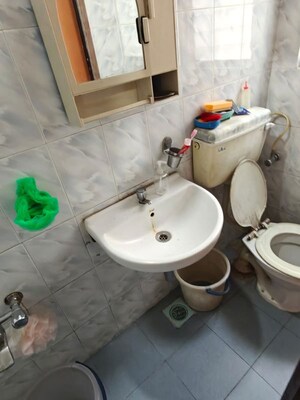 Bathroom in 2 BHK Apartment at Dayanand Garden, Wanowrie – for Rent