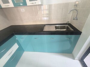 Kitchen in 2 BHK Apartment at Shapoorji Pallonji Sensorium, Hinjewadi – for Rent