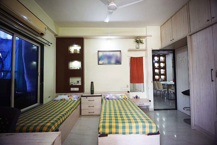 Bedroom, gurukul 3 Bedroom 210 Sq.Yd. Apartment In Gurukul Ahmedabad 10482227