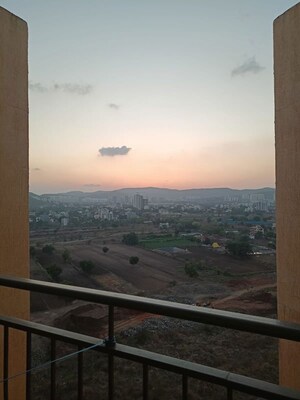 Balcony in 2 BHK Apartment at Shapoorji Pallonji Sensorium Auris, Hinjewadi – for Rent