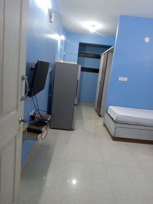 Living Room in 1 RK Apartment at Bilekahalli – for Rent