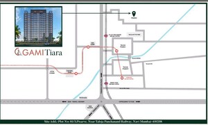 1 BHK Apartment – Map Location View at Gami Tiara, Taloja - for Sale