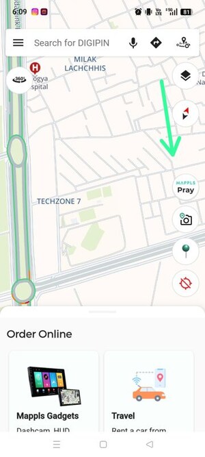  Land – Map Location View at Noida Extension - for Rent