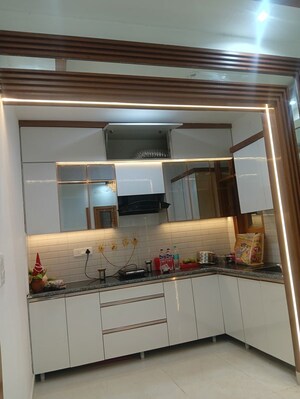 Kitchen in 3 BHK Apartment at Anant Dham Society, Sector 49 – for Rent