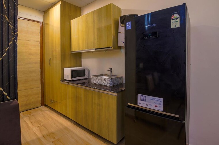 Kitchen, gaur-city-2 Studio 550 Sq.Ft. Apartment In Sector 16c Greater Noida Greater Noida 10490836
